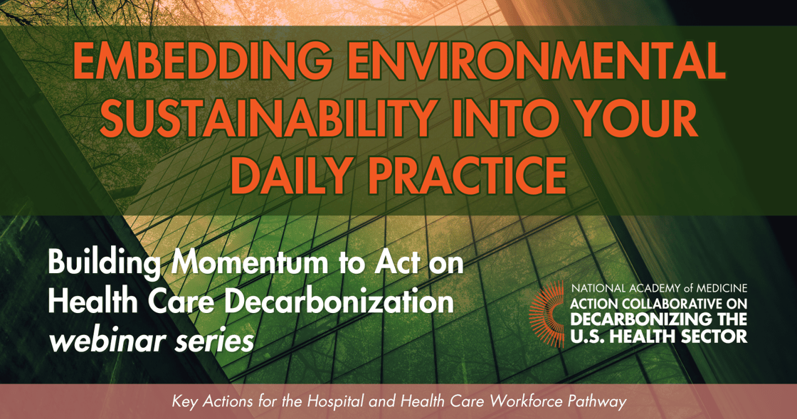 Embedding Environmental Sustainability into Daily Practice