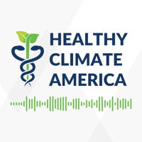Healthy Climate America podcast logo.