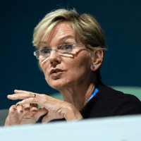 Energy Secretary Jennifer Granholm talks during a session at the COP29 U.N. Climate Summit Nov. 15, 2024, in Baku, Azerbaijan.  Rafiq Maqbool/AP