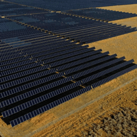 A solar plant in Mona, Utah.